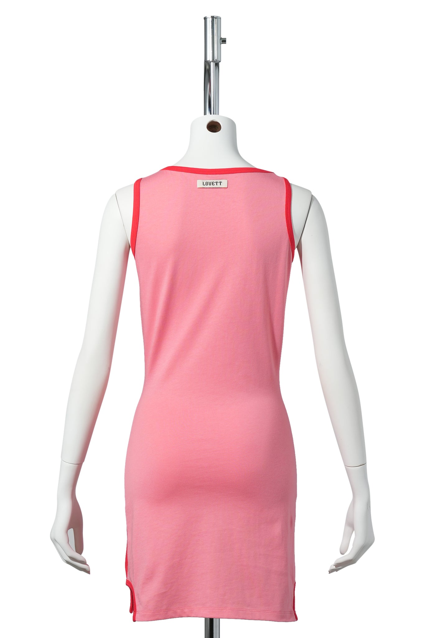 BELT STRAP MINIDRESS / CHERRY PINK