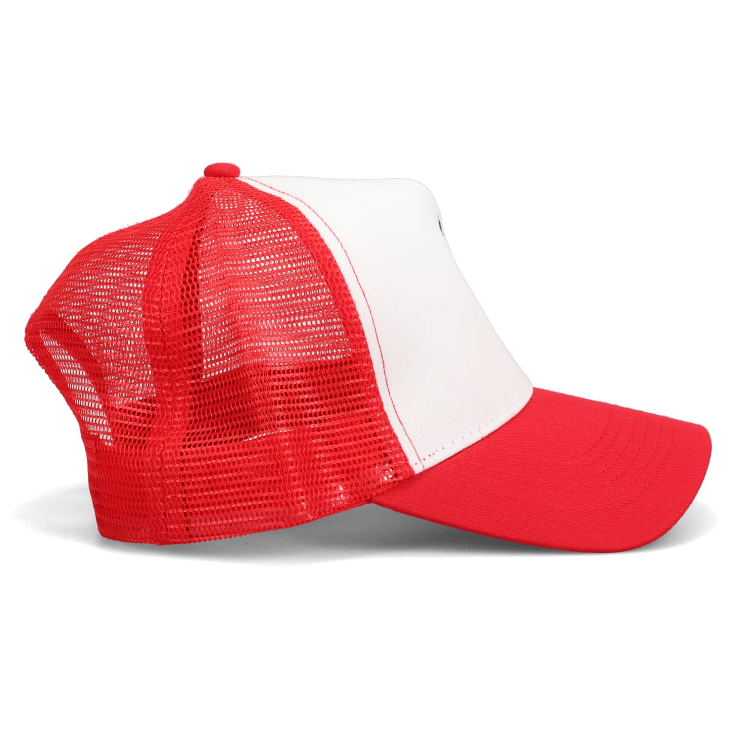 PEACE SIGN TRUCKER CAP / RED