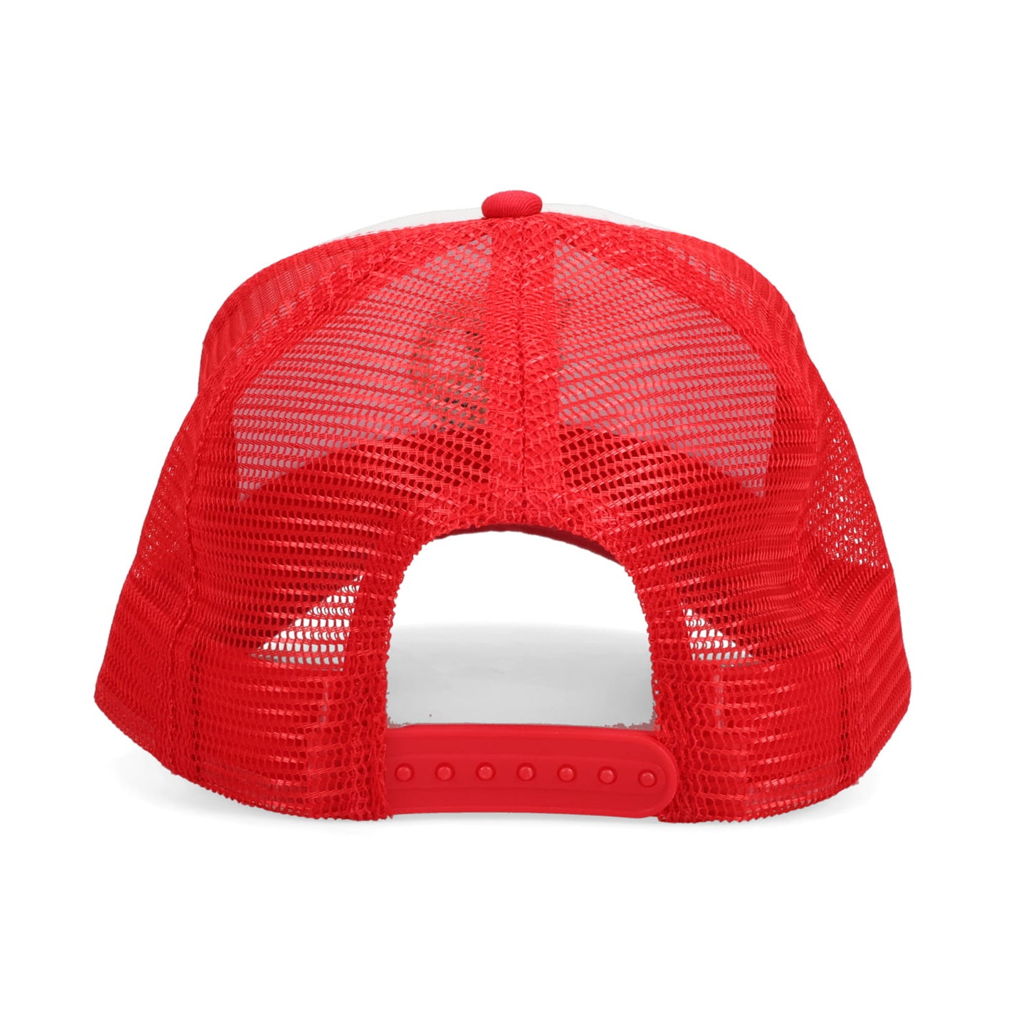 PEACE SIGN TRUCKER CAP / RED