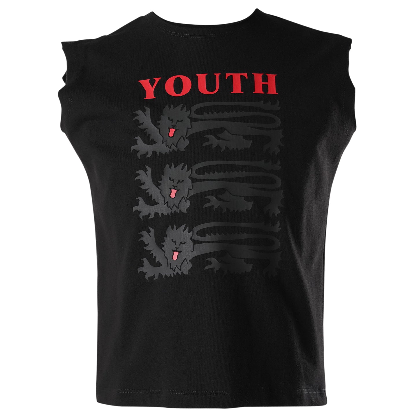 YOUTH SLEEVELES T-SHIRT / BLACK