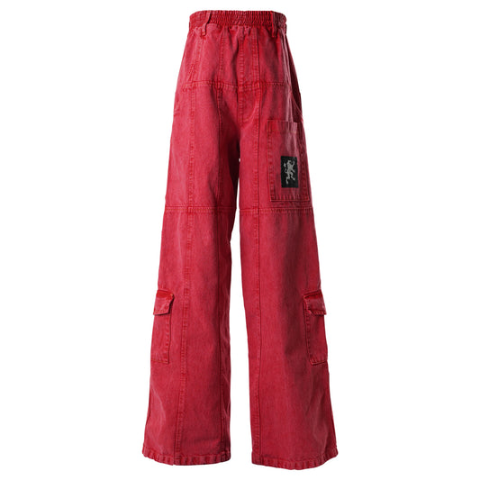 ANTI DENIM PANT / WASHED RED