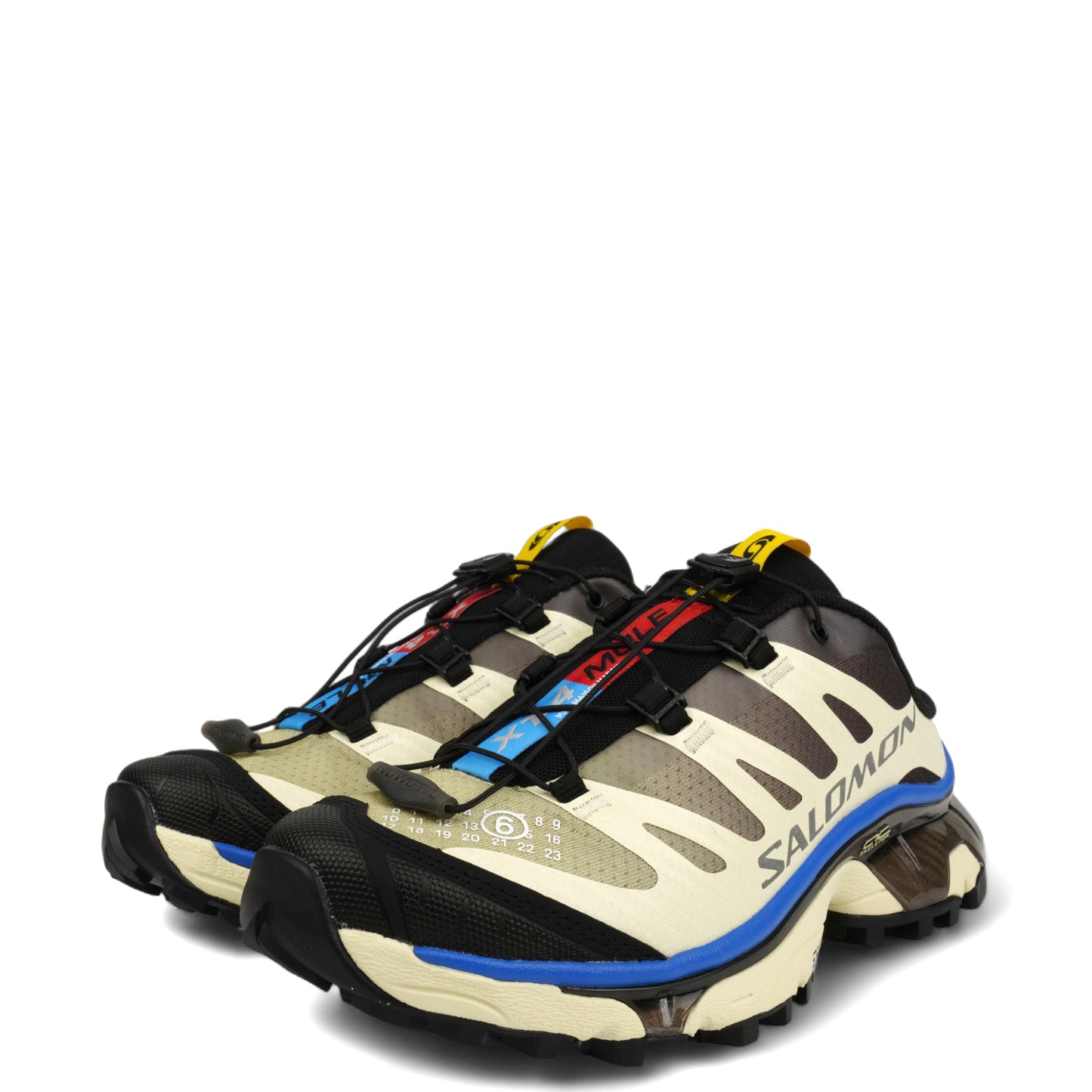 XT-4 MULE MM6 MAISON MARGIELA / HA240:TRANSPARENT YELLOW/SHALE/LAPIS BLUE