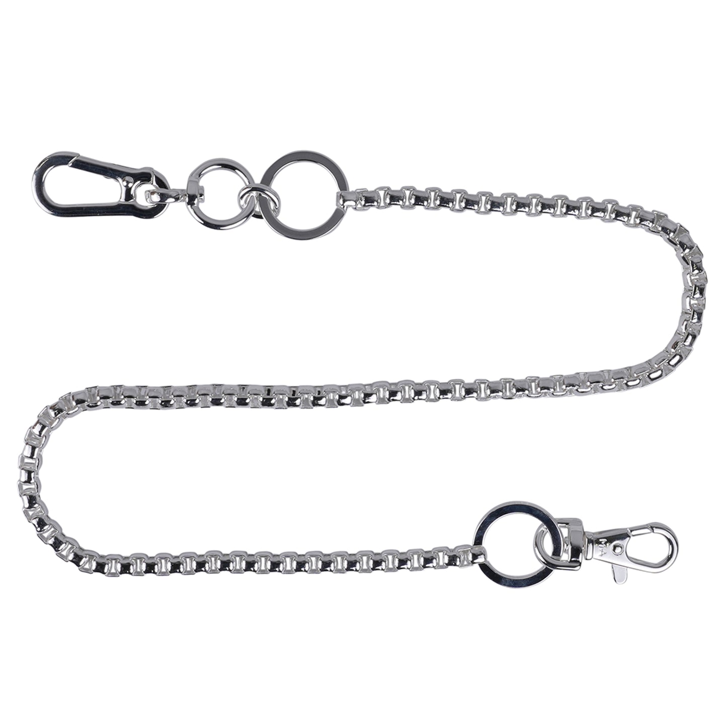 SERIS BOXER WALLET CHAIN / SILVER