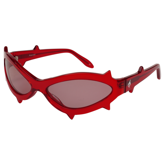 SPIKE CRYSTAL RED / RED LENS