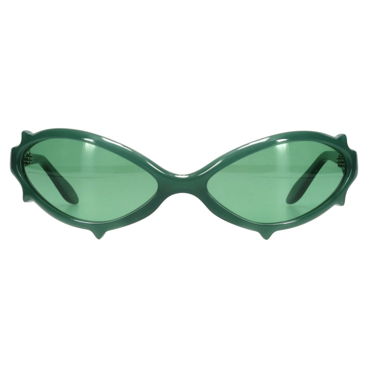 BABY SPIKE MILK DARK GREEN / GREEN LENS