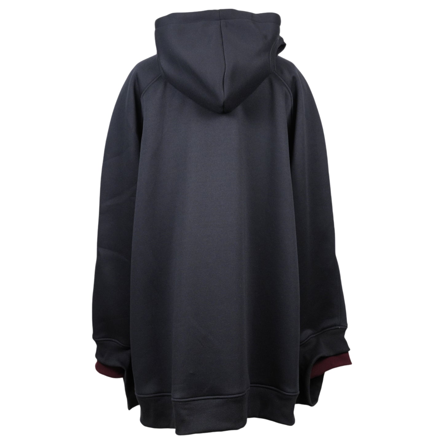 DOUBLE HOOD HOODIE / BLACK