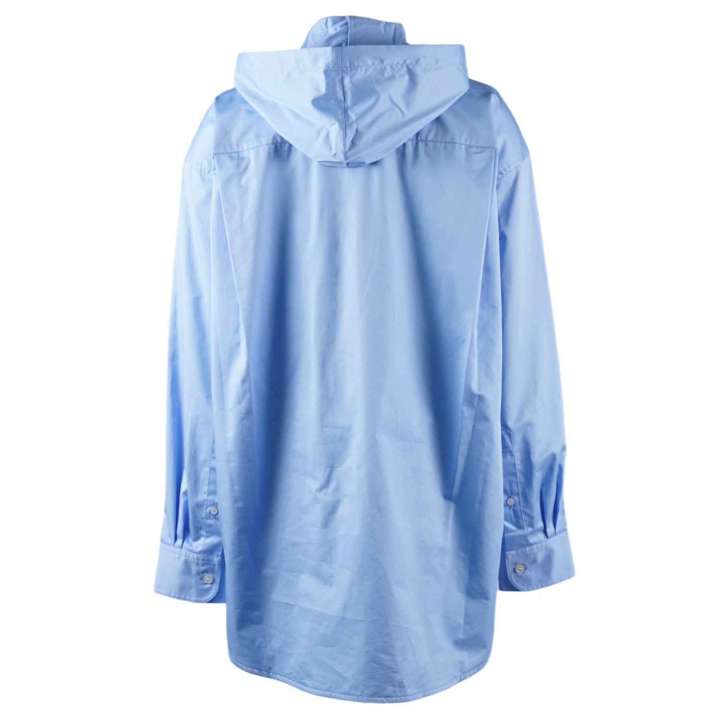 CLASSIC SHIRT W/HOOD / BLUE