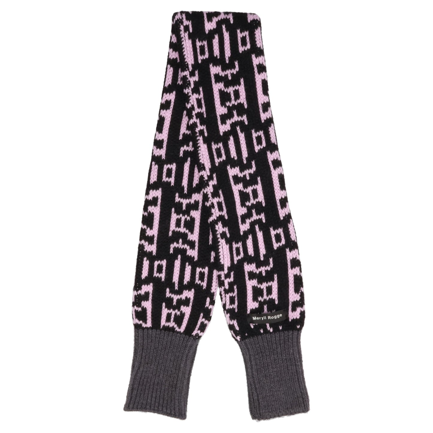 ARCADE MINI SCARF / PINK/BLACK