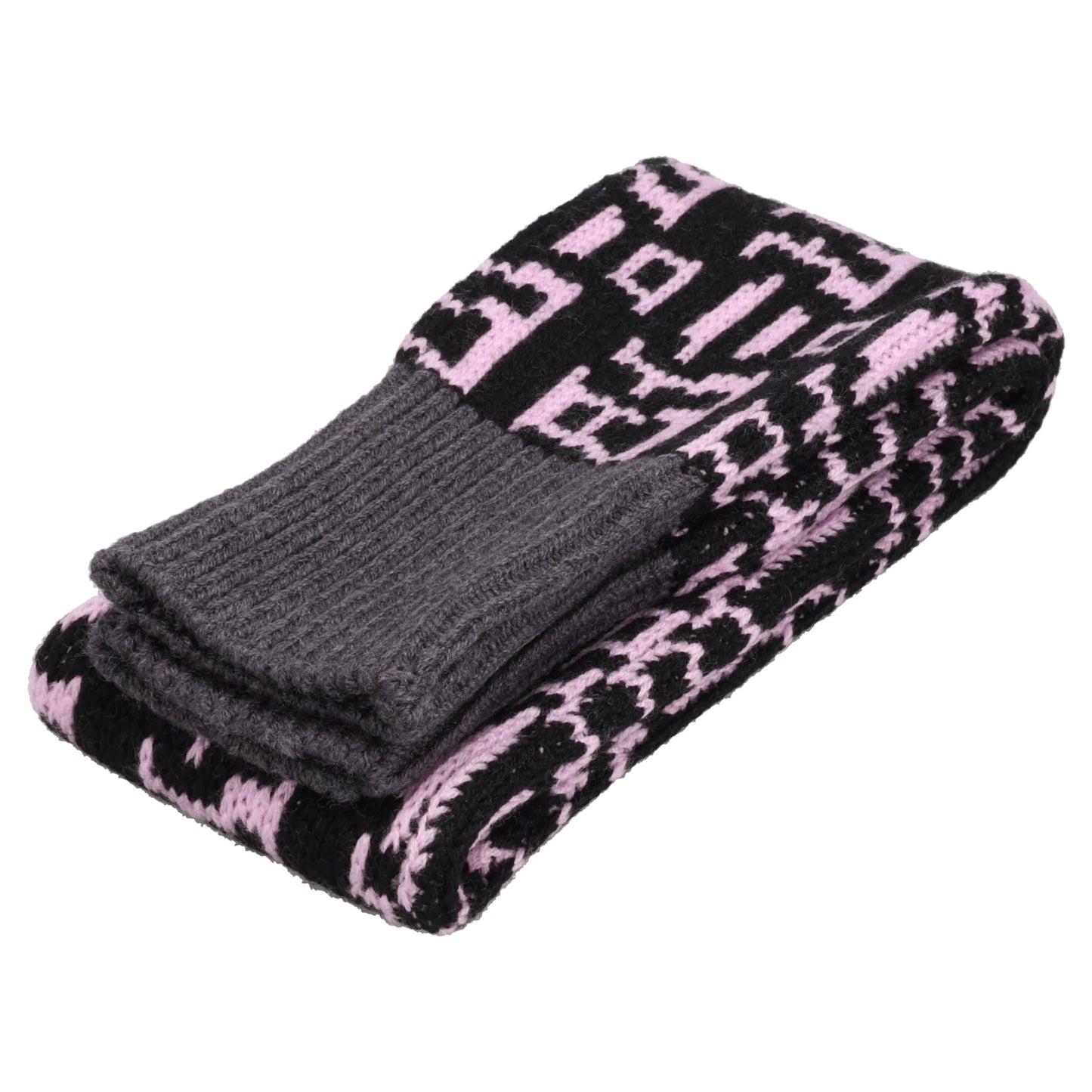 ARCADE MINI SCARF / PINK/BLACK