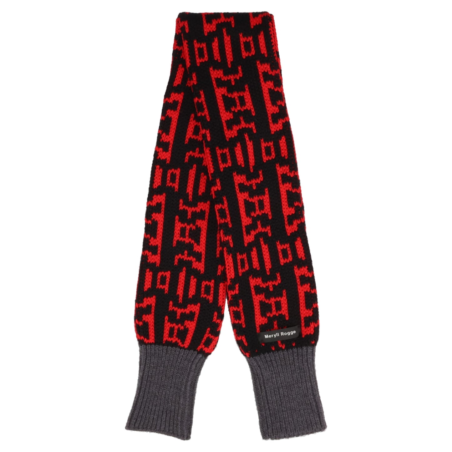 ARCADE MINI SCARF / RED/BLACK