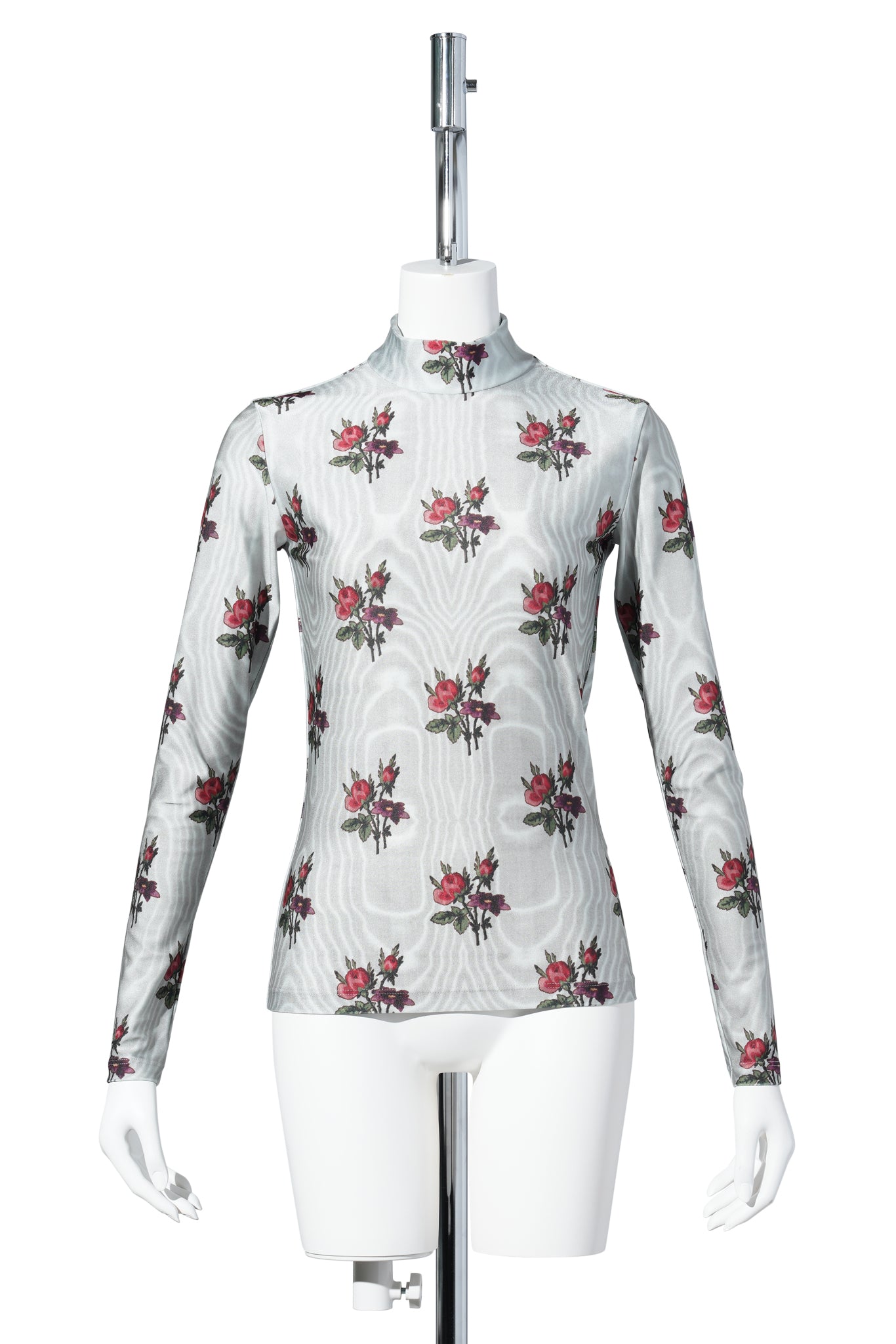 MOCK NECK LONG SLEEVES / TEAL