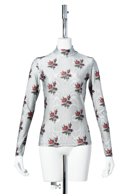 MOCK NECK LONG SLEEVES / TEAL