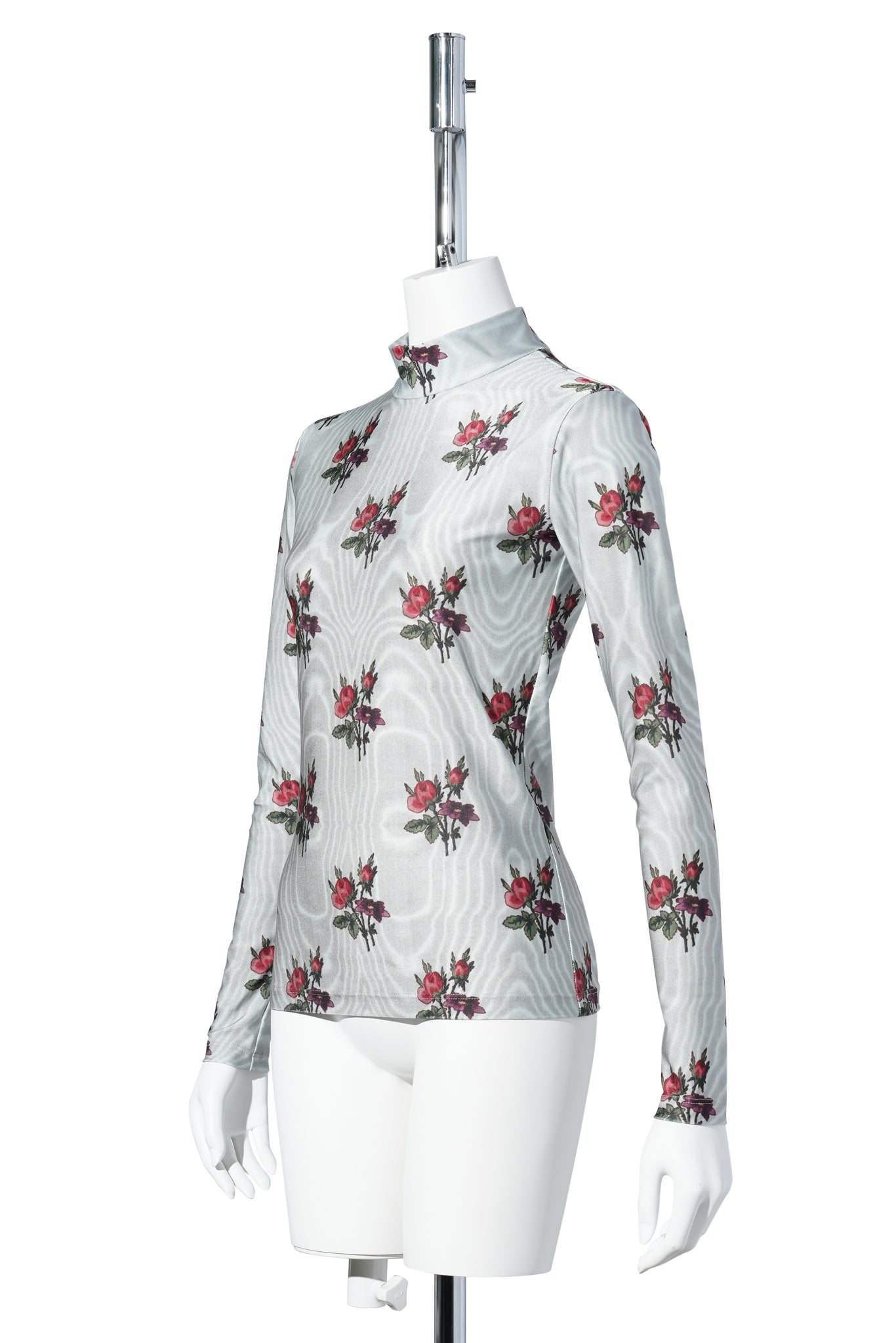 MOCK NECK LONG SLEEVES / TEAL