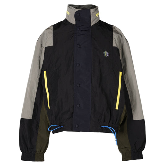 TRACK BOMBER JACKET / BLACK MULTI