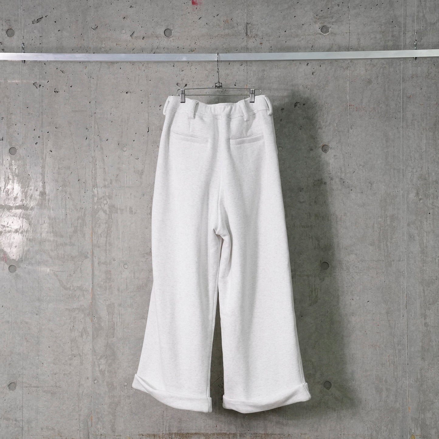 DRAWSTRING CHINO / WHITE MELANGE