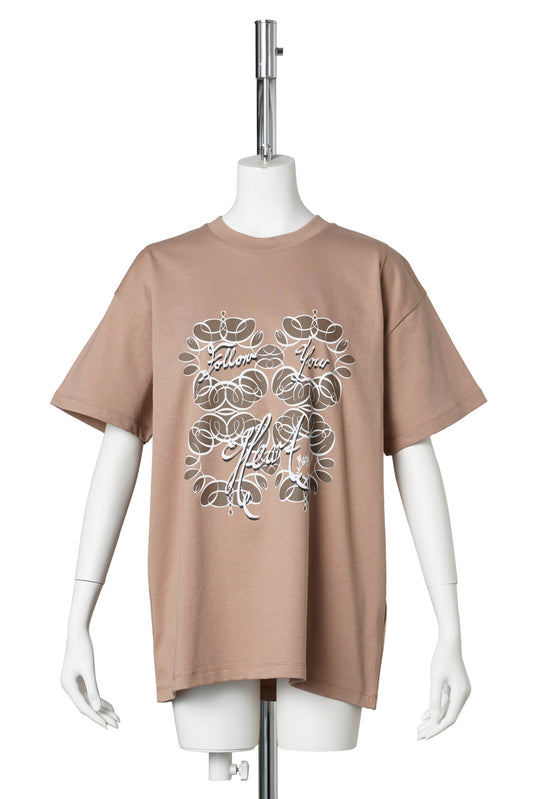 LOOSE FIT T-SHIRT / BROWN