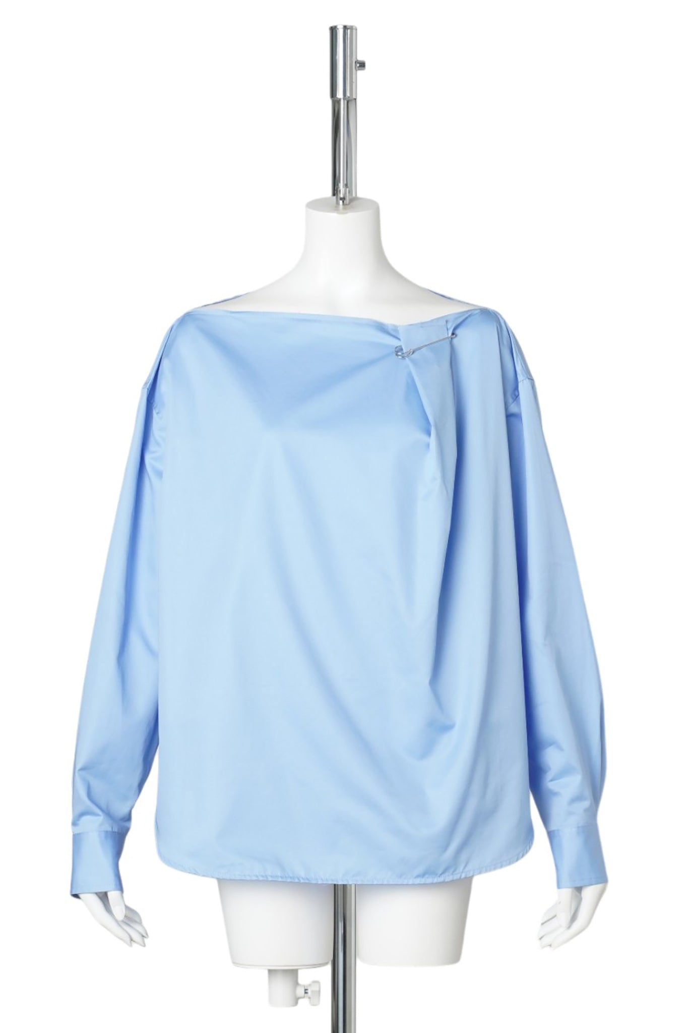 BOATNECK SHIRT / BLUE
