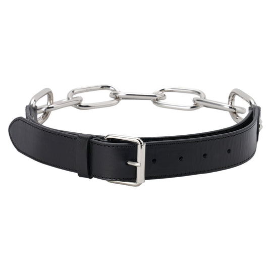 BELT W/CHAIN / BLACK