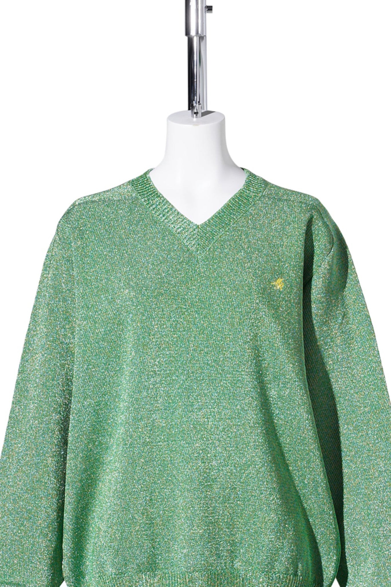 V-NECK SWEATER / GREEN