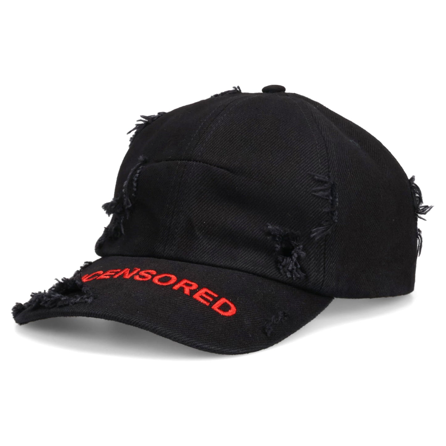 UNISEX UNCENSORED CAP WOVEN / BLACK