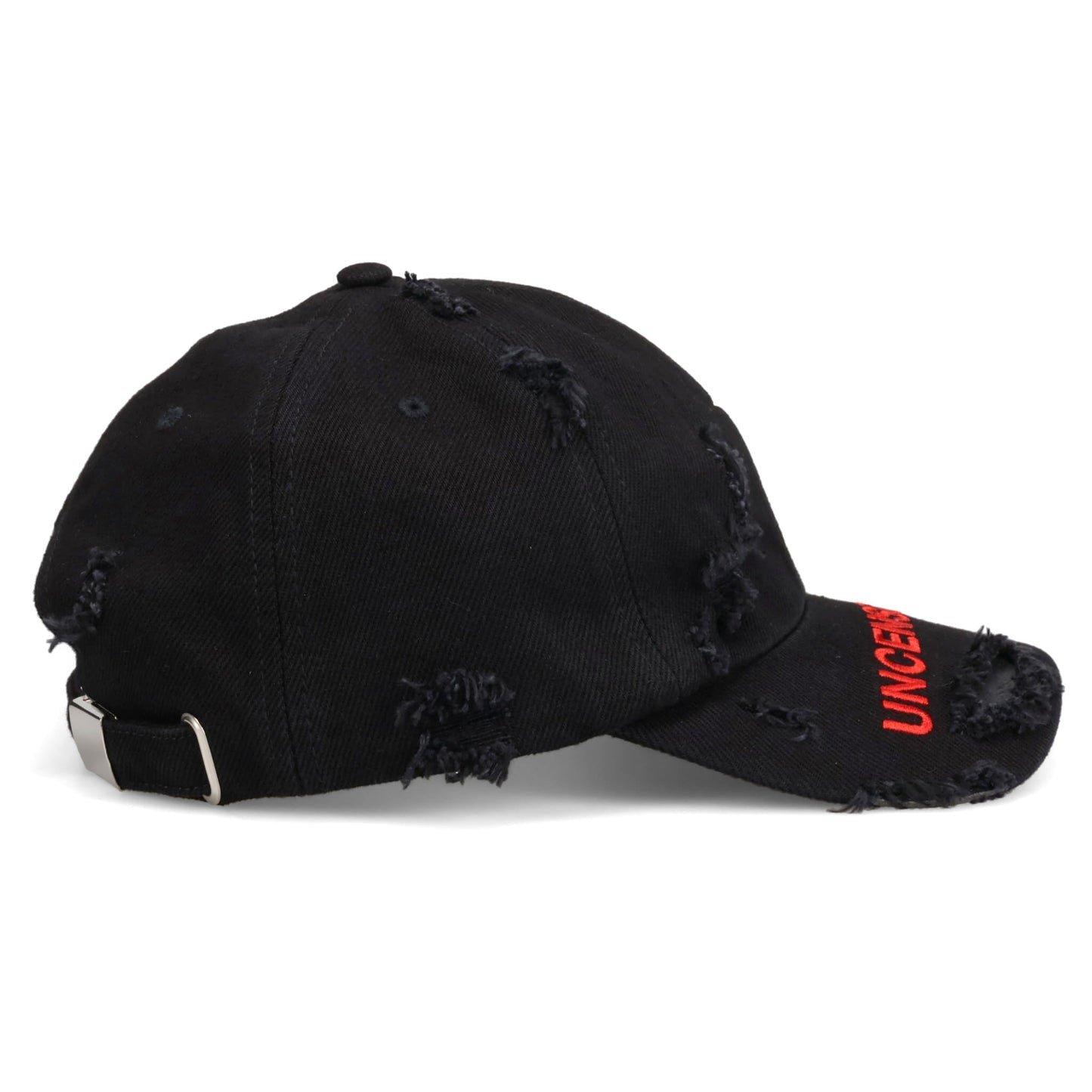 UNISEX UNCENSORED CAP WOVEN / BLACK