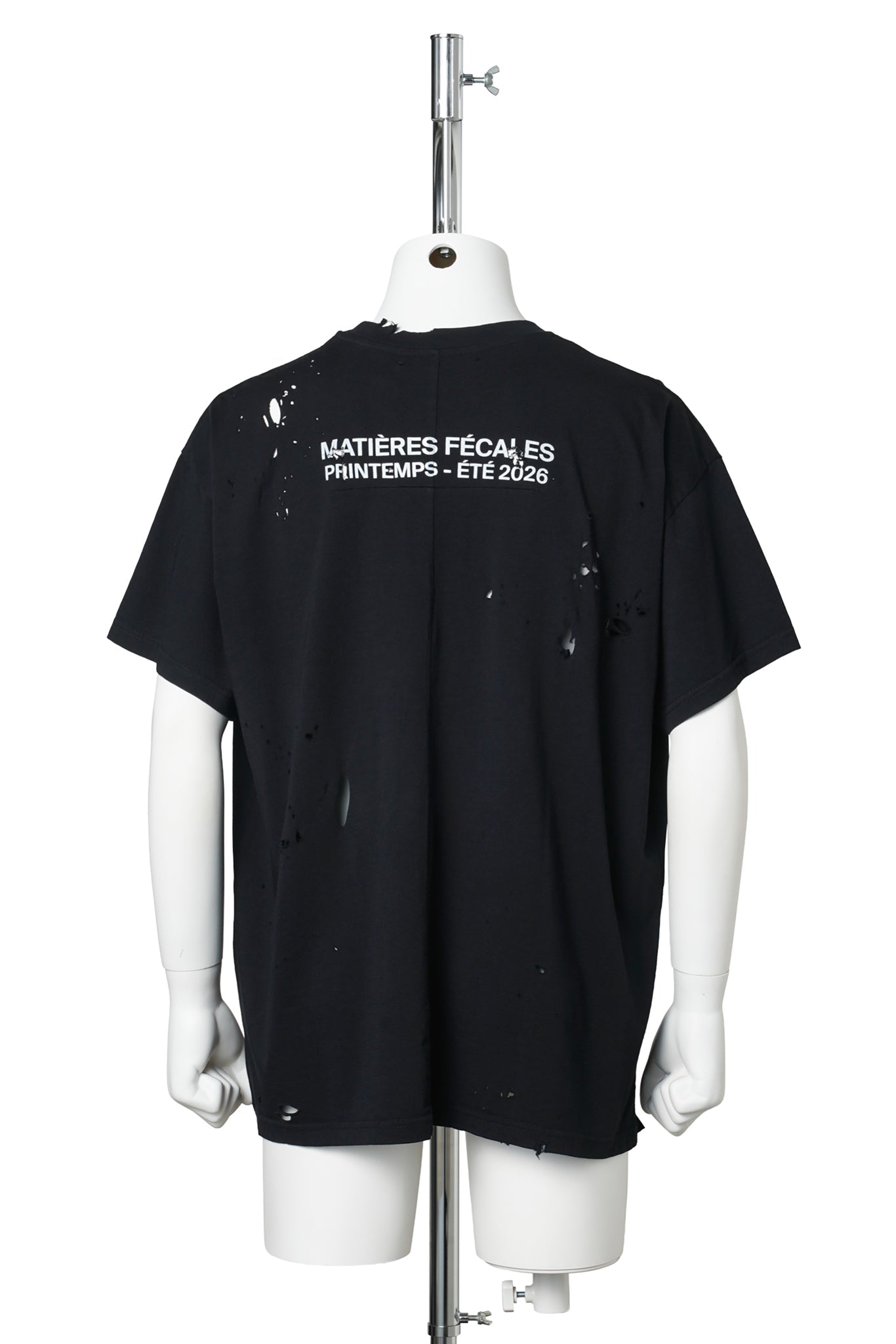 UNISEX MOLINIER TSHIRT KNIT / BLACK