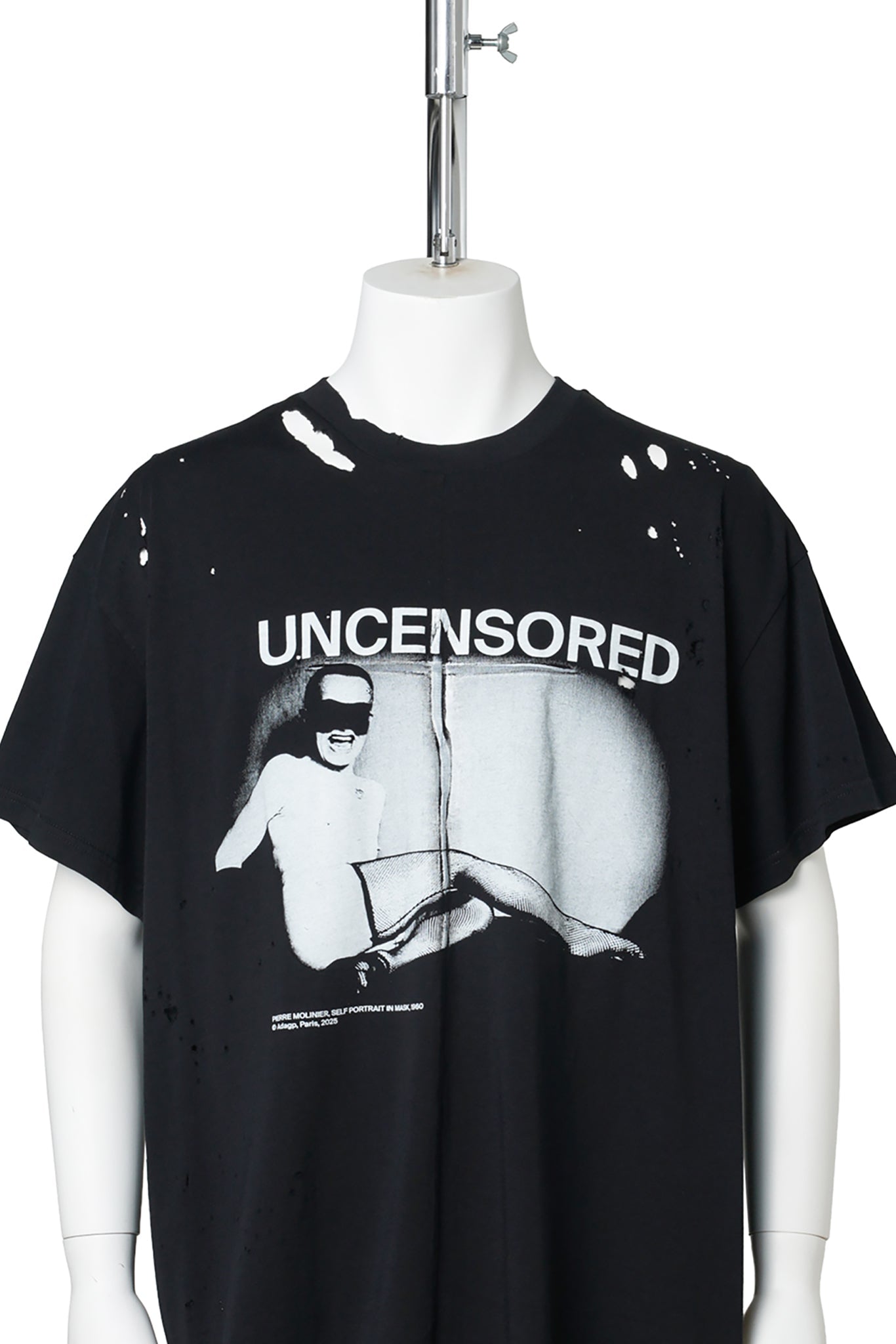 UNISEX MOLINIER TSHIRT KNIT / BLACK