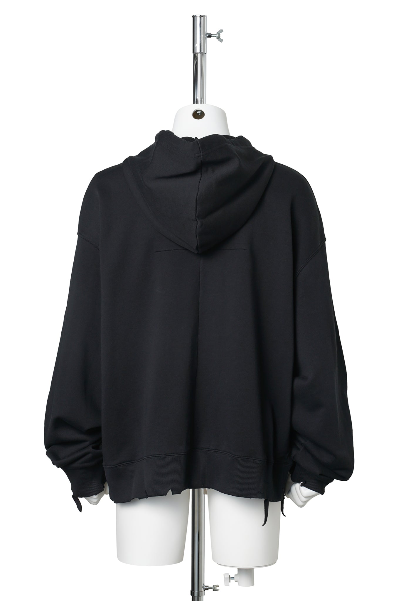 UNISEX NEVER CONFORM HOODIE KNIT / BLACK