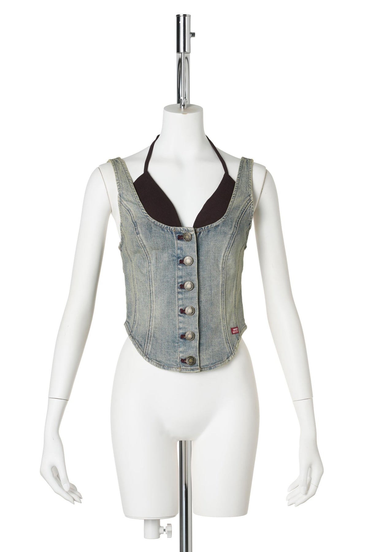 WJ4050 WAISTCOAT / F91:MEDIUM LIGHT BLUE