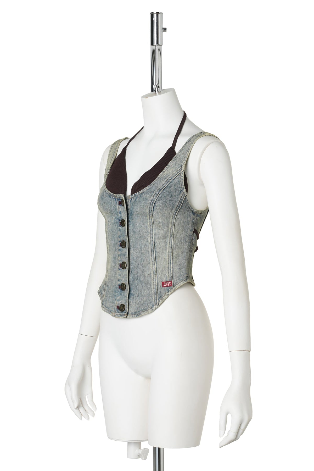 WJ4050 WAISTCOAT / F91:MEDIUM LIGHT BLUE