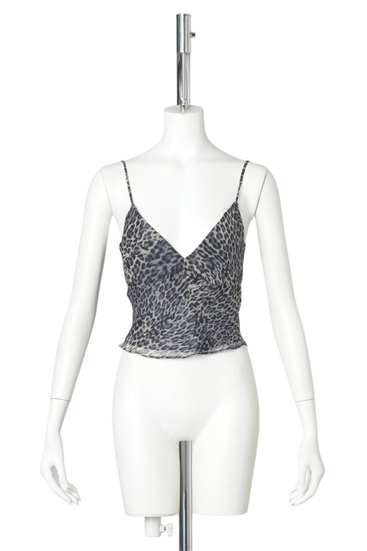 FIFI CAMISOLE / GREY LEOPARD