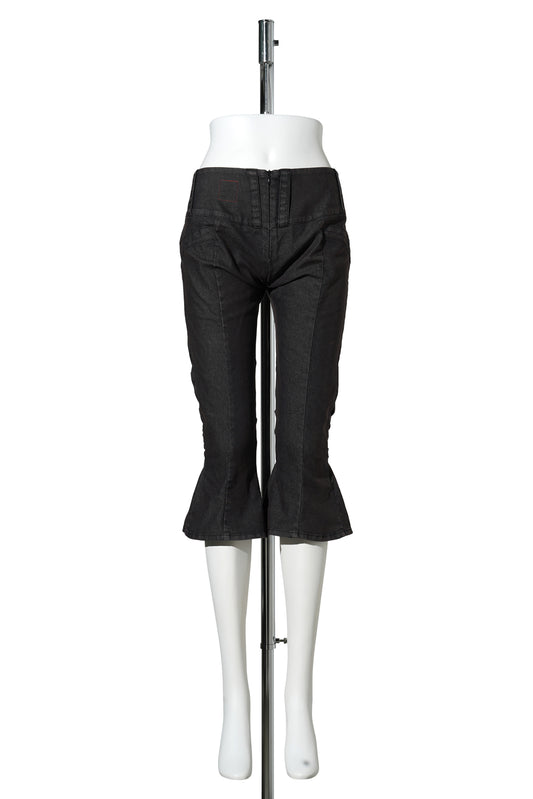 TROUSERS / RETRO/BLACK
