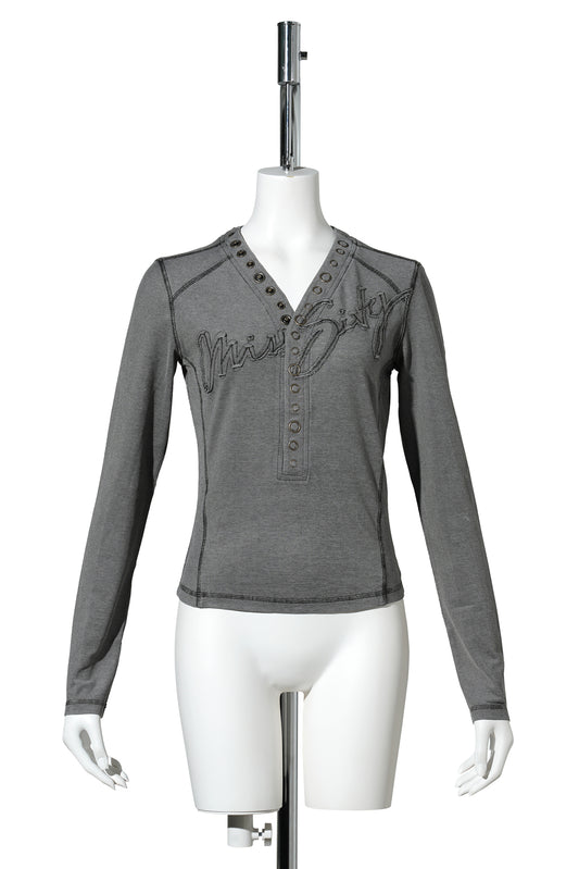 PULLOVER / RETRO/BLACK