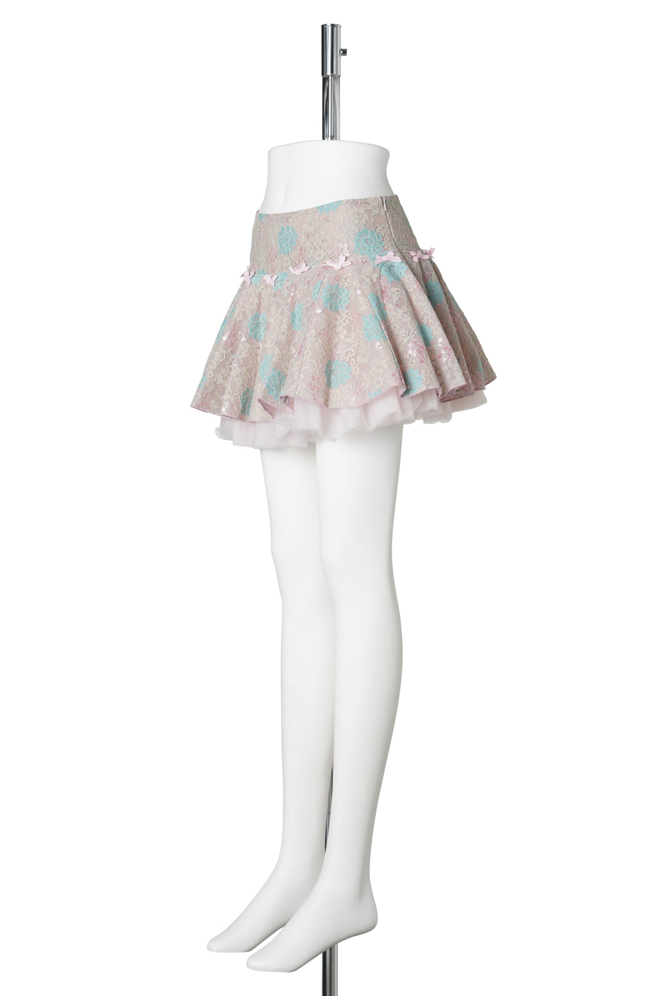 ANGELINA SKIRT / BEIGE MULTI
