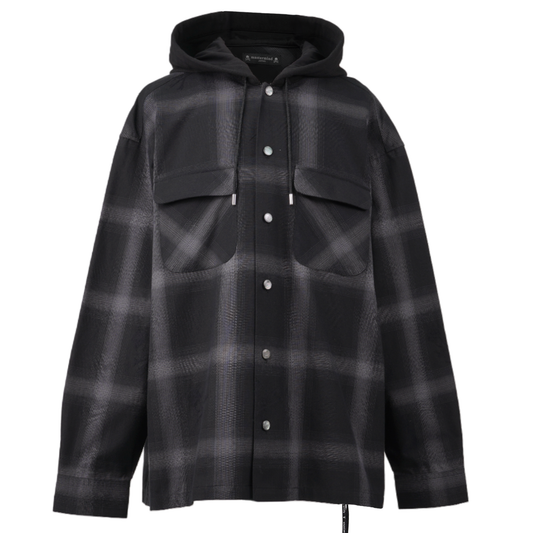 SH012 / 691:BLACK PLAID