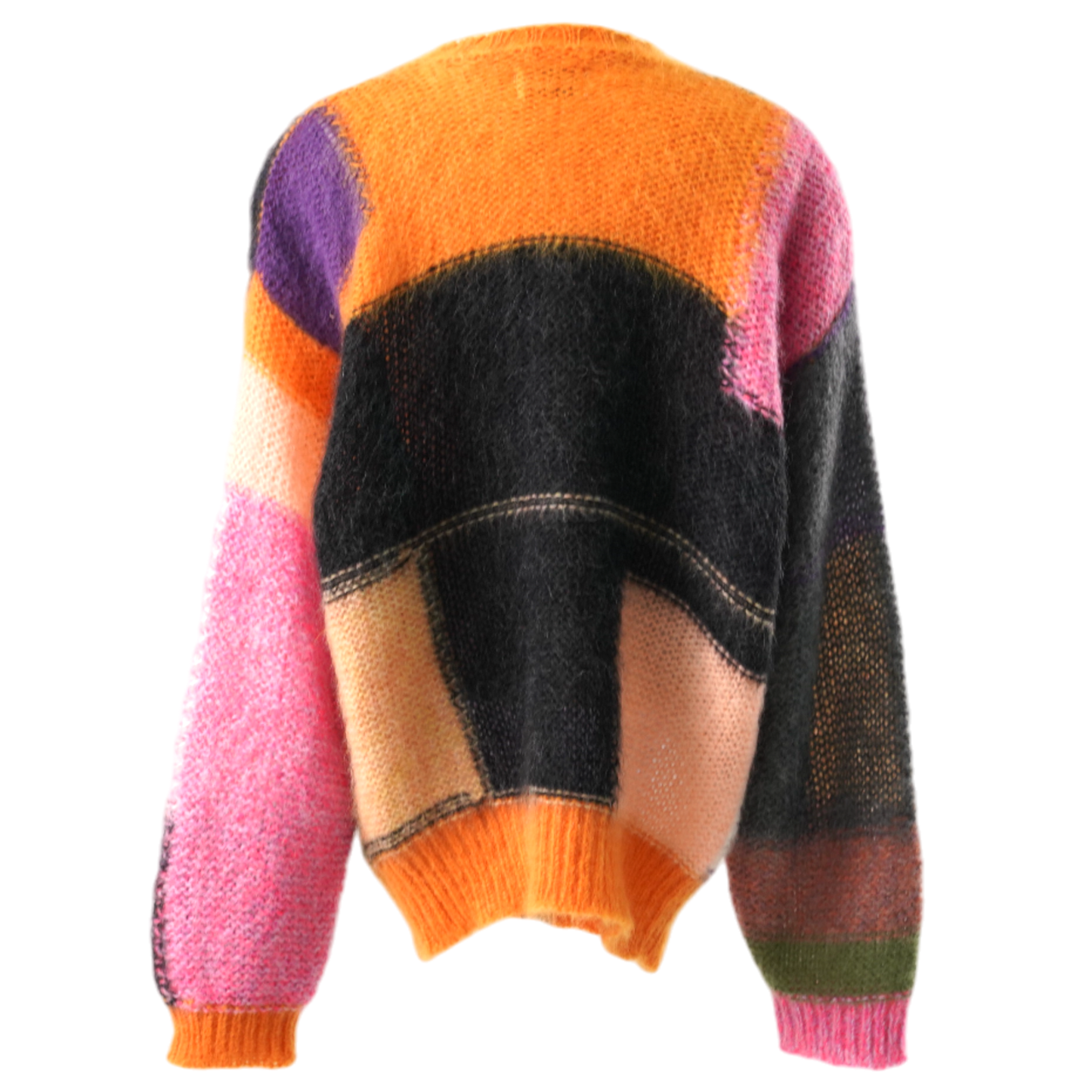 ARLECCHINO MOHAIR / 448:ORANGE/WHITE/GREEN