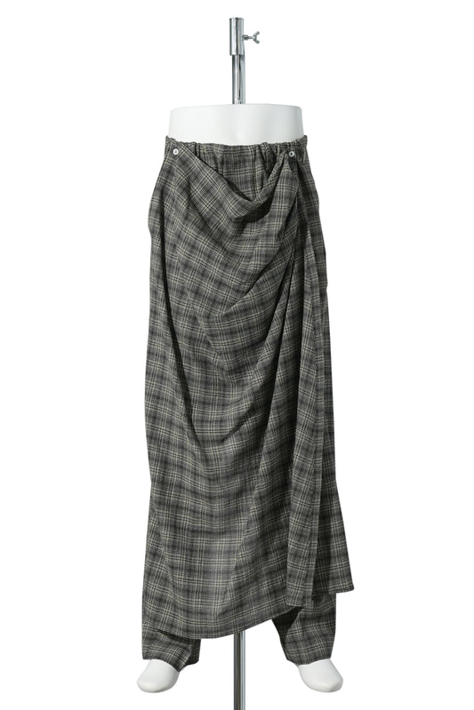 FOLKETTONE TROUSERS / MLN437:CHECK