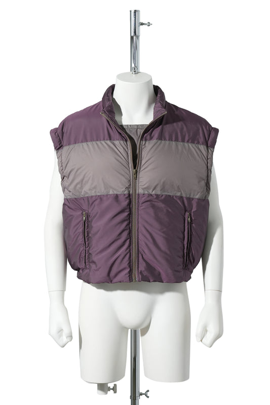 PUFFER VEST / MLN488:AUBERGINE