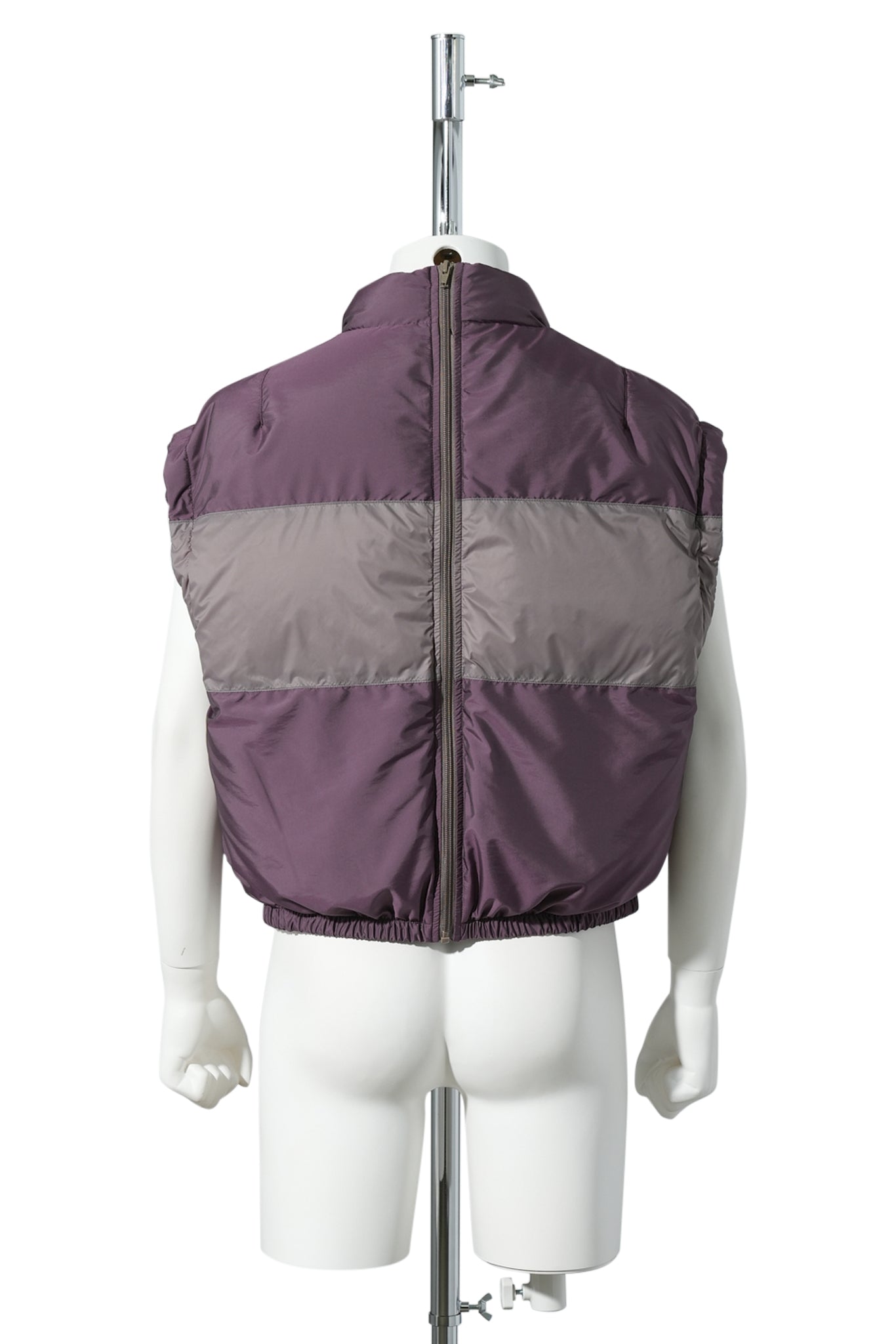 PUFFER VEST / MLN488:AUBERGINE