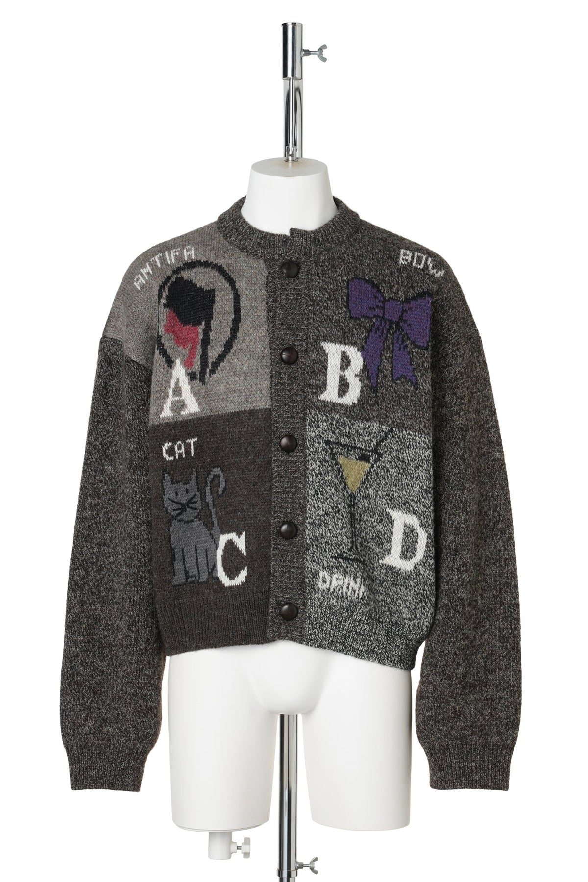 ABCD CARDIGAN / DARKMIX