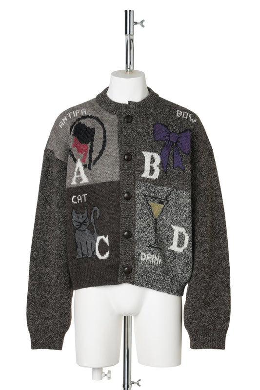 ABCD CARDIGAN / DARKMIX