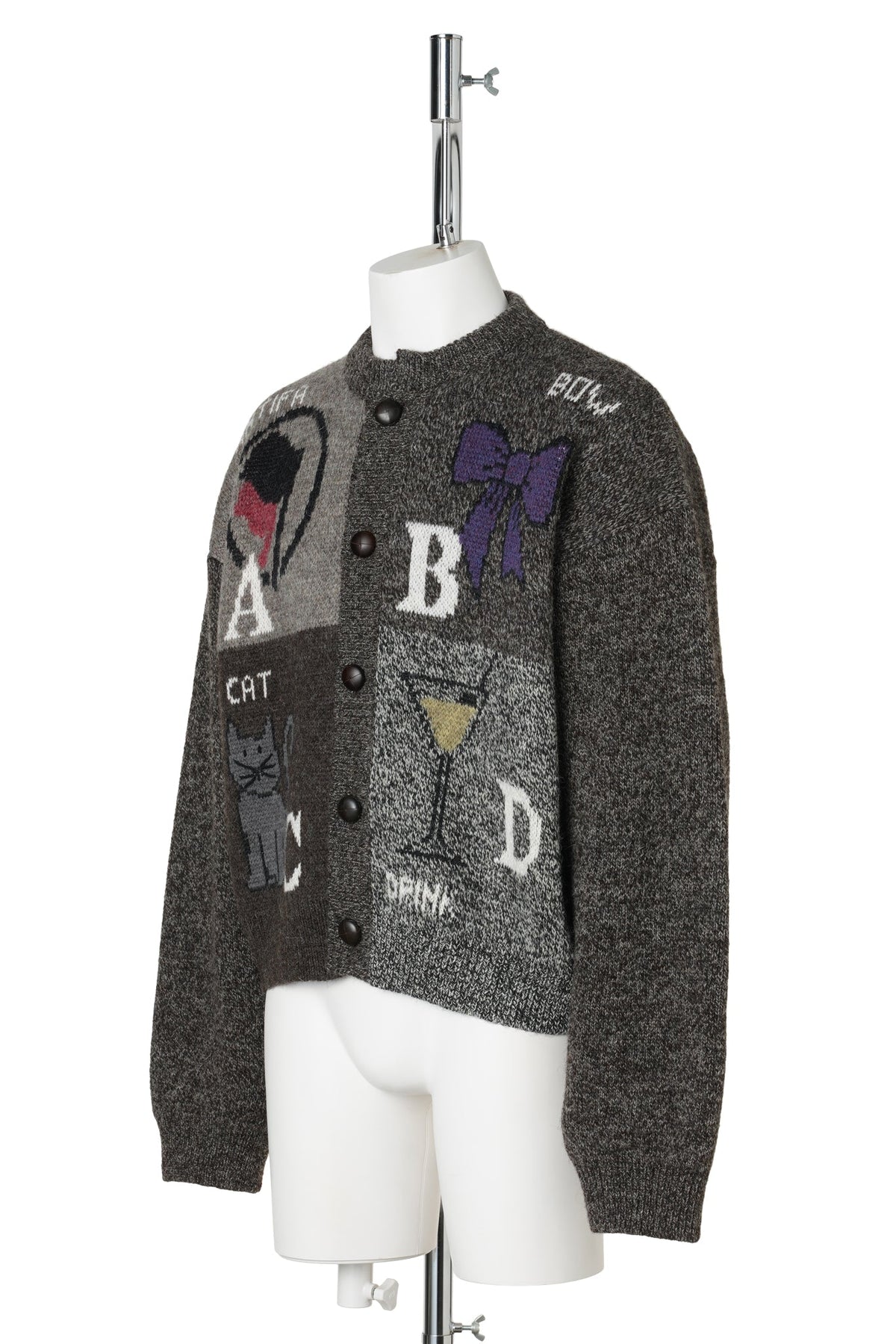 ABCD CARDIGAN / DARKMIX
