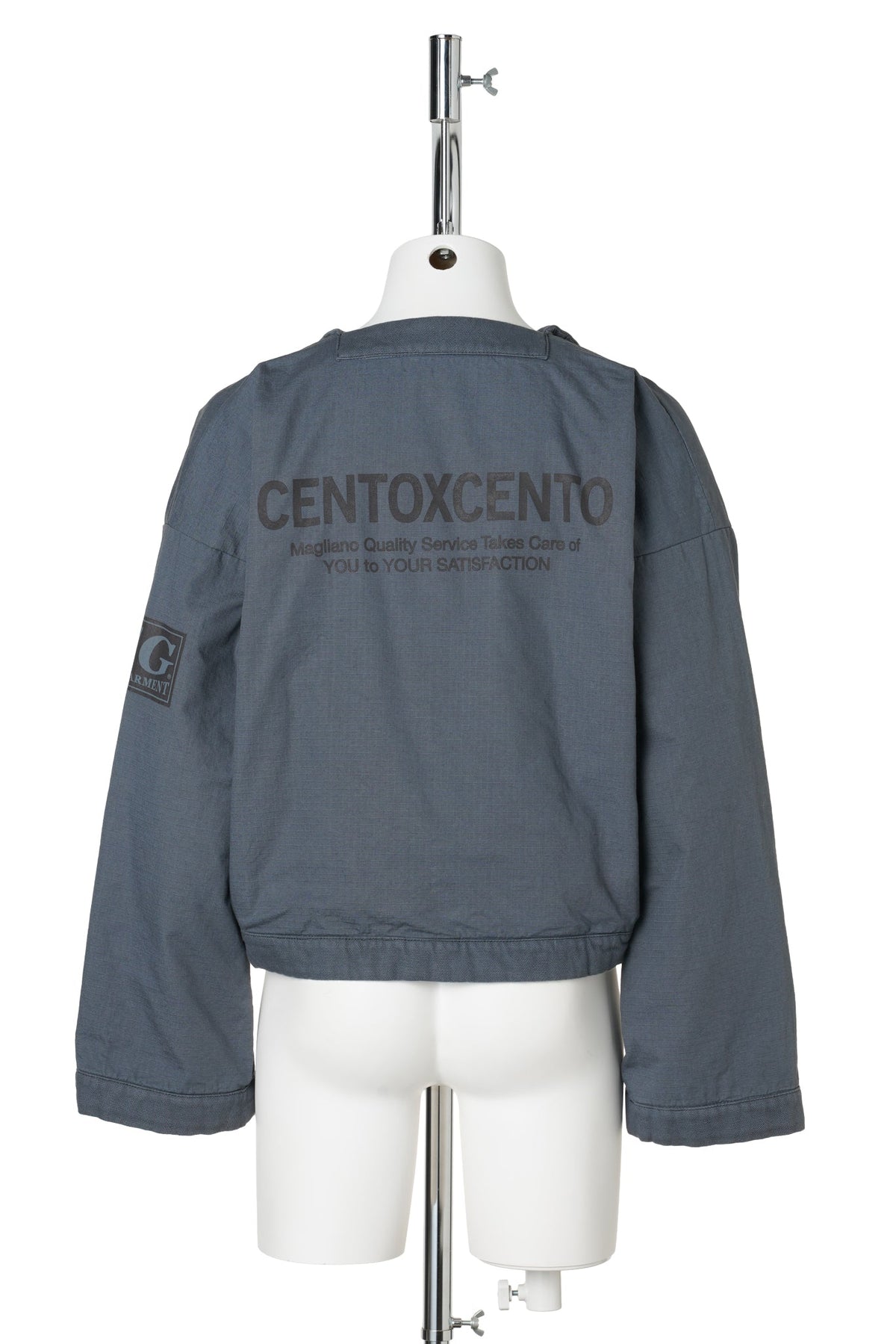 T SHAPE JACKET / DUSTYBLUE