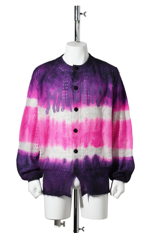 PSYCHEDELIC BIMBO CARDIGAN / PINK MIX