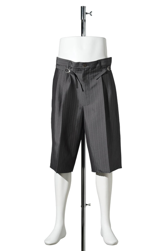 DARKETTONE REGOLATORE SHORT / PINSTRIPEMELANGE