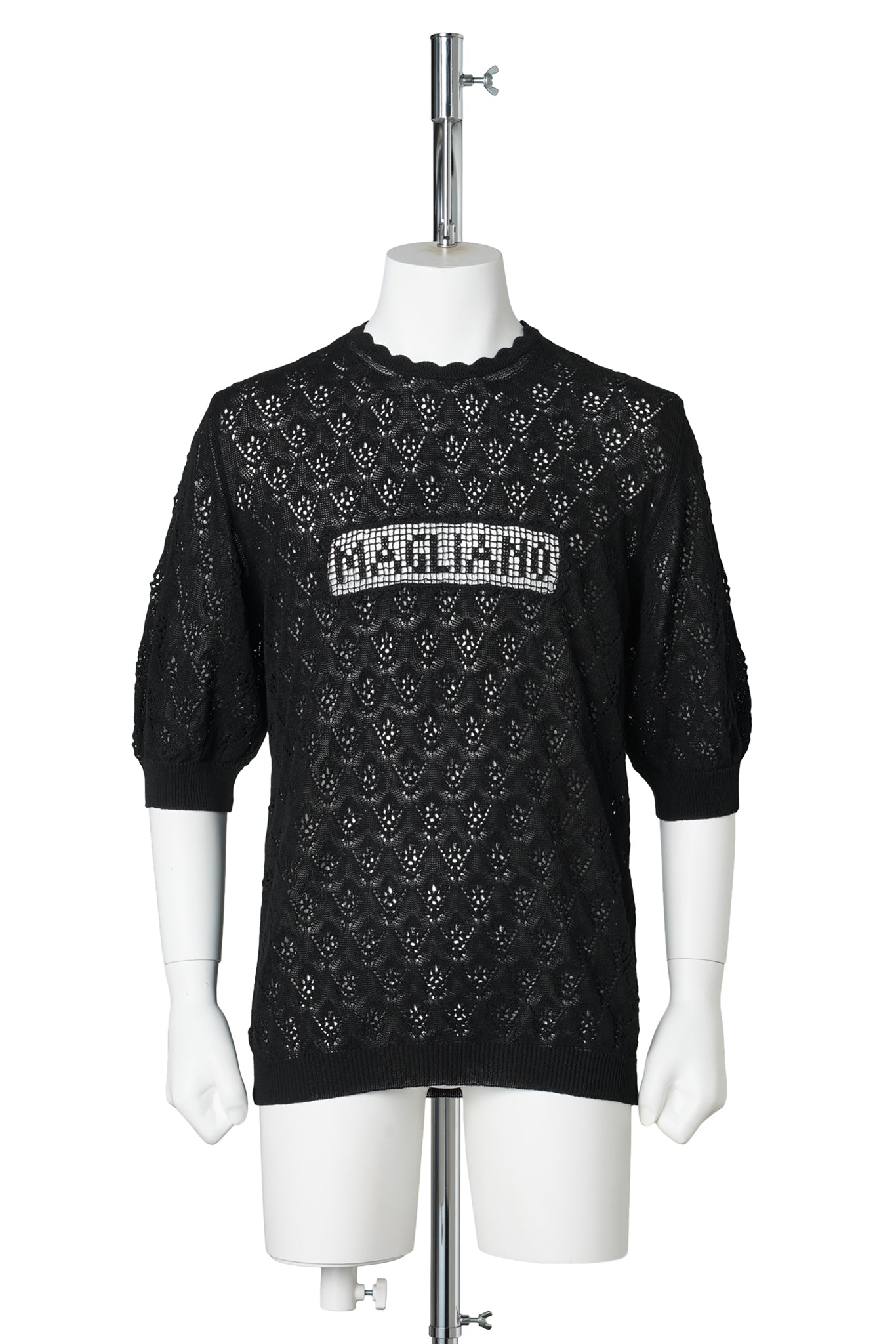 COMUNIONE KNITTED TEE / BLACK
