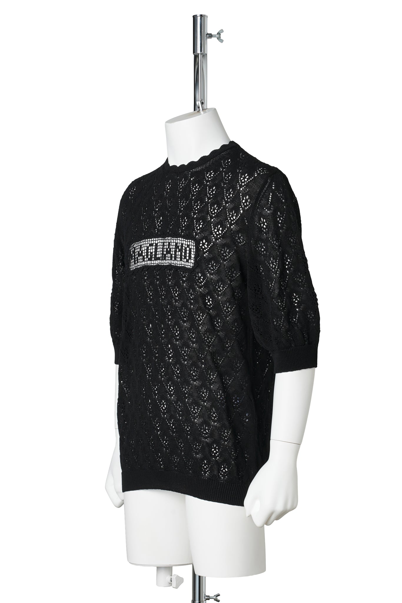 COMUNIONE KNITTED TEE / BLACK