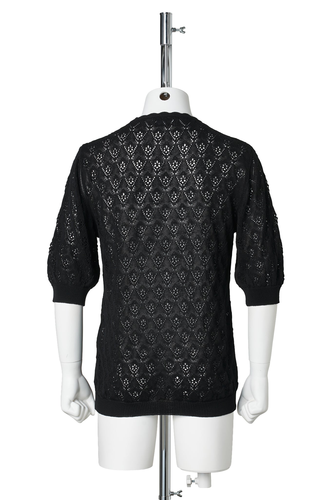 COMUNIONE KNITTED TEE / BLACK