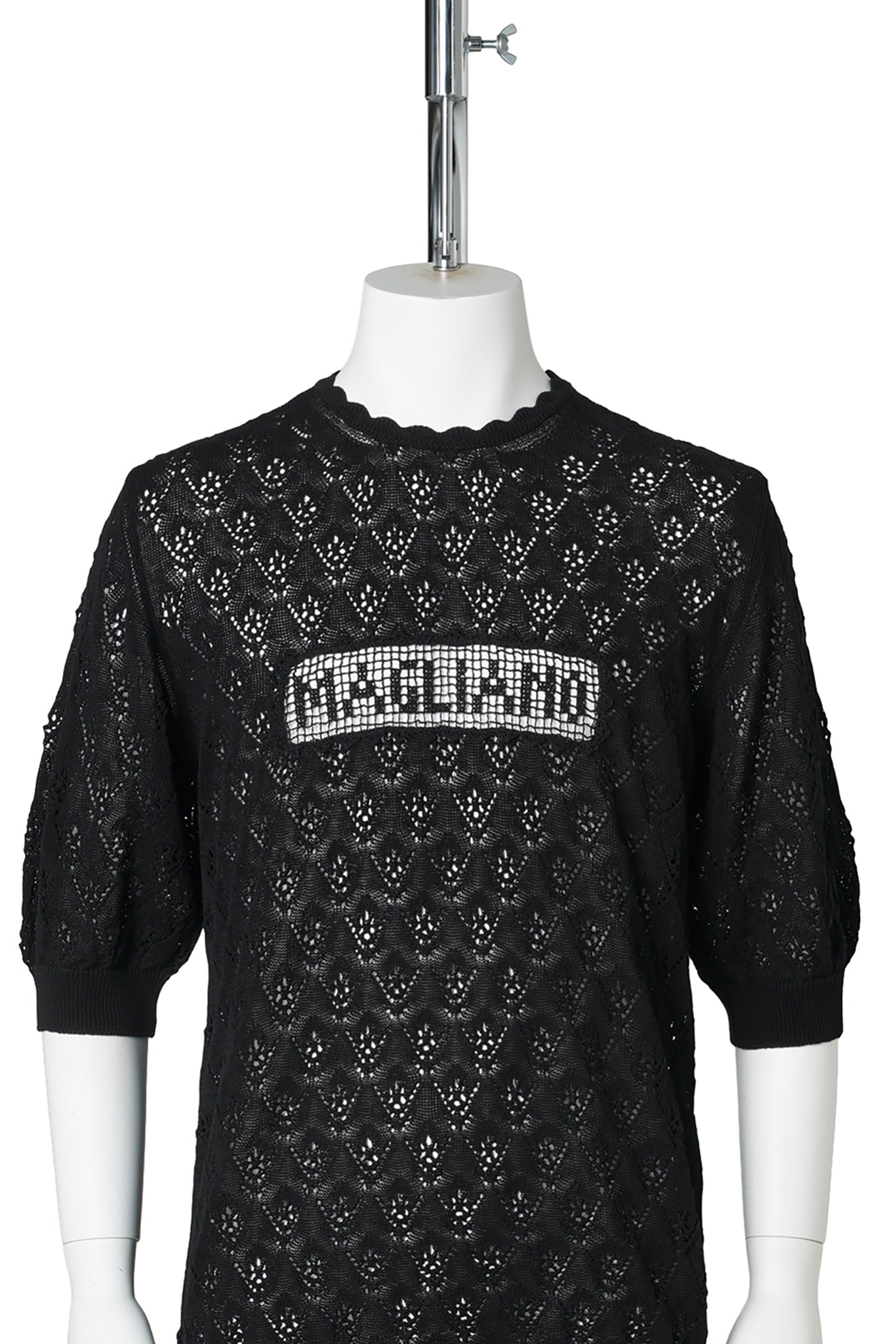 COMUNIONE KNITTED TEE / BLACK