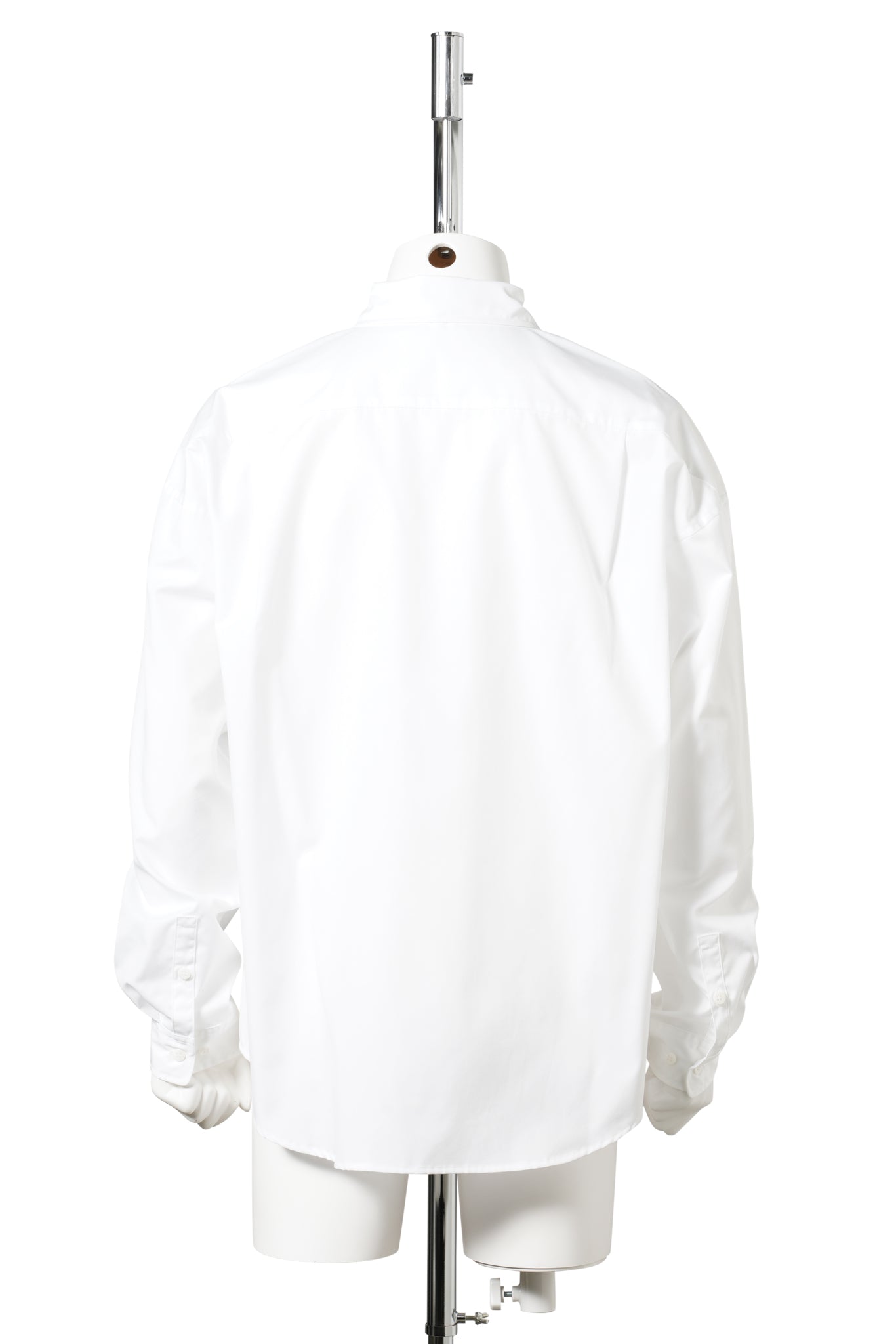 MMW POPLIN BUTTON UP SHIRT / WHITE